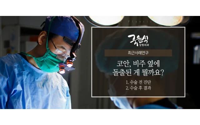 코 안, 비주 옆에 돌출 된게 뭘까요? (코보형물돌출/코보형물제거/코실리콘제거)